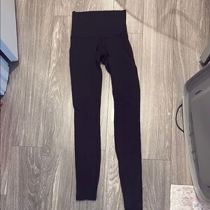 lululemon athletica high waisted Black Leggings